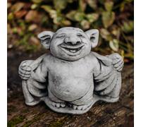 Troll pipistrello Dracula folletto figura in pietra 20 cm 4 kg cemento bianco...