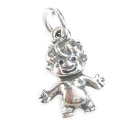 Troll SMALL 2D charm in argento sterling .925 x 1 ciondoli Creatura Trolls