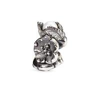 Trollbeads 00031 - Perlina da donna in argento Sterling 925, colore: Bianco