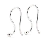 Trollbeads 10601 - Orecchini pendenti da donna, argento sterling 925