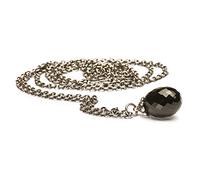 Collana ARGENTO CON ONICE NERO 60CM DONNA Trollbeads