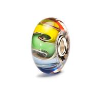 Trollbeads Charm Chakra Colori in Vetro in Diversi Colori TGLBE-20003, Misura Unica, Vetro, Nessuna Pietra preziosa