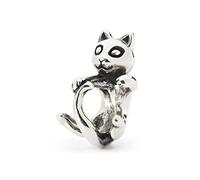 Trollbeads Allegro gattino Silver Bead, small, Argento sterling, 0