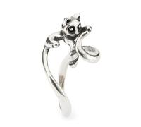 Trollbeads Anello fantasia "Cat at Ease", Argento sterling, Nessuna pietra preziosa