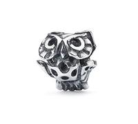 MODA Bead in Argento TROLLBEADS Gufo Saggio - TAGBE-30140