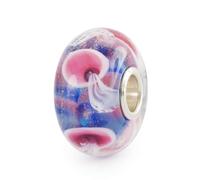 Trollbeads, Bead Ciondolo in Vetro e Argento 925 'Danza di Medusa',Tema Mare