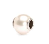 Trollbeads Bead in Argento - Perla Bianca Ref. TAGBE-00085