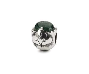 Trollbeads - Beads Doni della Terra” TAGBE-00280 in argento 925 e avventurina verde collezione Day 2021-15647