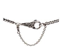Trollbeads Catena di sicurezza originale, argento o oro, Smaltato, Nessuna pietra preziosa