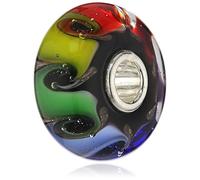 Trollbeads Charm Chakra Colori in Vetro in Diversi Colori TGLBE-20003, Misura Unica, Vetro, Nessuna Pietra preziosa
