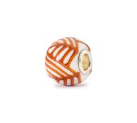 Trollbeads Charm in vetro con grafica calma, realizzato a mano, per braccialetti con ciondoli, gioiello da collezione, regalo per donne