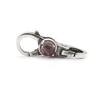 Trollbeads Chiusura del cuore TAGLO-00114, small, Argento sterling argento Sterling Quarzo fragola quarzo rosa, 0