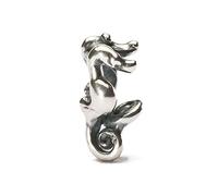 Trollbeads Ciondolo a Forma di Cavalluccio Marino in Argento 925, Argento Sterling, Senza_Pietra