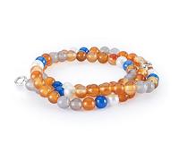 Trollbeads Collana con pietre preziose, 42, Gemma, Perla