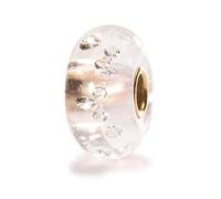TROLLBEADS Diamond Bead Glass Zirconia Gold TGLBE-00071