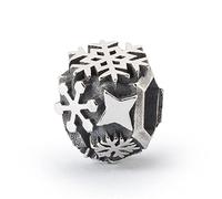 Trollbeads Fiocco di neve, misura unica, Argento sterling, Nessuna pietra preziosa