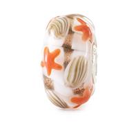 Trollbeads Guidati da Waves Bead, Misura unica, Vetro, Nessuna pietra preziosa