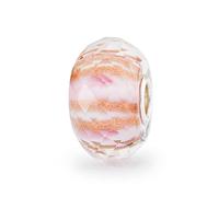Trollbeads Melodia in vetro rosa TGLBE-30100, misura unica, Vetro, Vetro