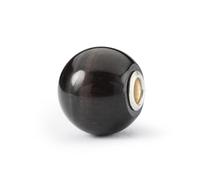 Trollbeads Occhio di Gatto Nero Rotondo Grande