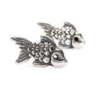 Trollbeads Orecchini da donna Carp Argento 925 - TAGEA-20007