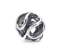 Trollbeads Perlina in Argento 925 Perlina Sentiero della Vita, Misura Unica, Argento Sterling, Nessuna Pietra preziosa