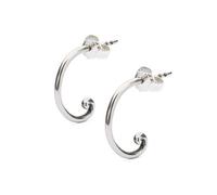 Trollbeads Ritirato - Original Trollbeads Orecchini a Cerchio con Giravolta Ref.