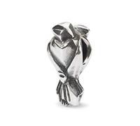Trollbeads Silver Bead Lovebirds TAGBE-20206, misura unica, Argento, Nessuna pietra preziosa