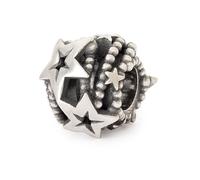 Trollbeads Stelle e desideri invernali 2024 perline d'argento fatte a mano
