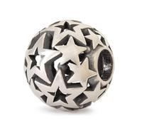 Trollbeads Stelle e desideri invernali 2024 perline d'argento fatte a mano