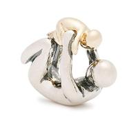 Trollbeads TAGBE-00084 - Charm da Donna Paternity 750 Tricolor, Misura Unica, Argento, Nessuna Pietra preziosa