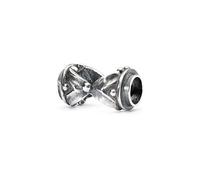 Trollbeads TAGBE-00245 - Charm a clessidra in argento sterling, misura unica, Argento, Nessuna pietra preziosa