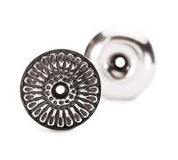 Trollbeads TAGEA-20001 - Orecchini da donna Daisy Donut in argento 925, Argento sterling