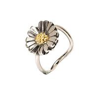 Trollbeads TAGRI-00215 - Anello da Donna The Daisy in Argento 925, Misura 55 (17,5)