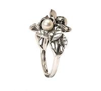 Trollbeads TAGRI-00225 - Anello da Donna, in Argento 925, Misura 17,5, Argento, Perla