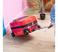 Trolley a Forma di Auto Ruote Girevoli Valigia Cavalcabile per Bambini