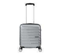 American Tourister Flashline - EasyJet Handgeck, Spinner XS, 35 x 45 x 20 cm, 23 L, 2,20 kg, sotto -alessante aeronautico, argento (Sky Silver)