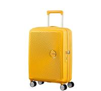 American Tourister Soundbox - Trolley S Espandibile Bagaglio a Mano, 55 cm, 35.5/41 L, Giallo (Golden Yellow)