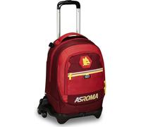 Trolley AS Roma Jack - Zaino Scuola 3 Ruote Giallorosso