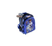 TROLLEY ASILO MONSUMO ZAINETTO CON TASCA FRONTALE PVC CHIUSURA ZIP COLORE BLU