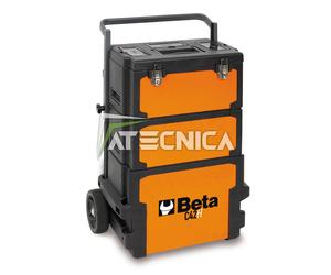 Trolley Beta Tools C42H carrello portautensili a 3 moduli separabili officina