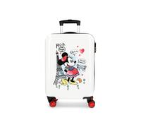 Disney Paris, Trolley Rigido Cabina 55m Ragazza, Bianco (White), 38x55x20