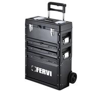 Trolley carrello portautensili da lavoro Fervi C087 a 3 moduli divisibili