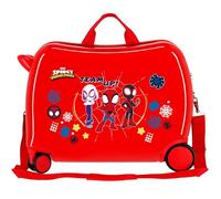 Trolley Cavalcabile Spidey Marvel 50 cm Valigia Rigida ABS con 4 Ruote Multidirezionali Chiusura a Combinazione e Tracolla Regolabile Bagaglio a Mano 34 Litri Valigia Bambino 3-7 Anni 38x50x20 cm