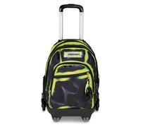 Seven Trolley Scuola Comby 8 ruote SHADOWS OF COLOR, Nero, 31 L, Scomponibile, Uso zaino, Barra telescopica regolabile, Tasca attrezzata, Tasca porta pc, Scuola elementare e media, Bambini, Ragazzi