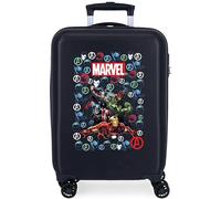 Trolley Da Cabina Avengers Team Abs 55cm 4 Ruote Blu Marino