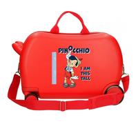 Disney Joumma Pinocchio Valigia per bambini Rosso 45 x 31 x 20 cm Rigida ABS 24,6 L 1,8 kg 4 ruote Bagagli Mano, rosso, Valigia per bambini