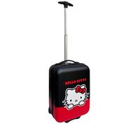CARTOON Trolley da viaggio Hello Kitty in ABS per bambini valigia 40 x 18 x 29 cm con due ruote e manico allungabile