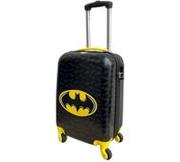 Trolley da viaggio in ABS Batman per bambini valigia 50 x 33 x 20 cm con quattro ruote e manico allungabile