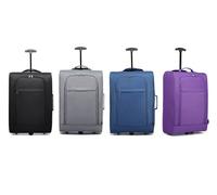 Trolley Da Viaggio In Tessuto Oxford: Viola