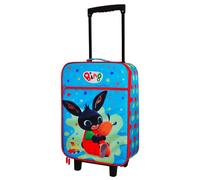 Trolley da viaggio in tessuto per bambini valigia 52 x 33 x 17 cm con due ruote e manico allungabile (Bing)